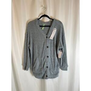 Honeydew Intimates Gray Morning Bliss Cardigan, Small